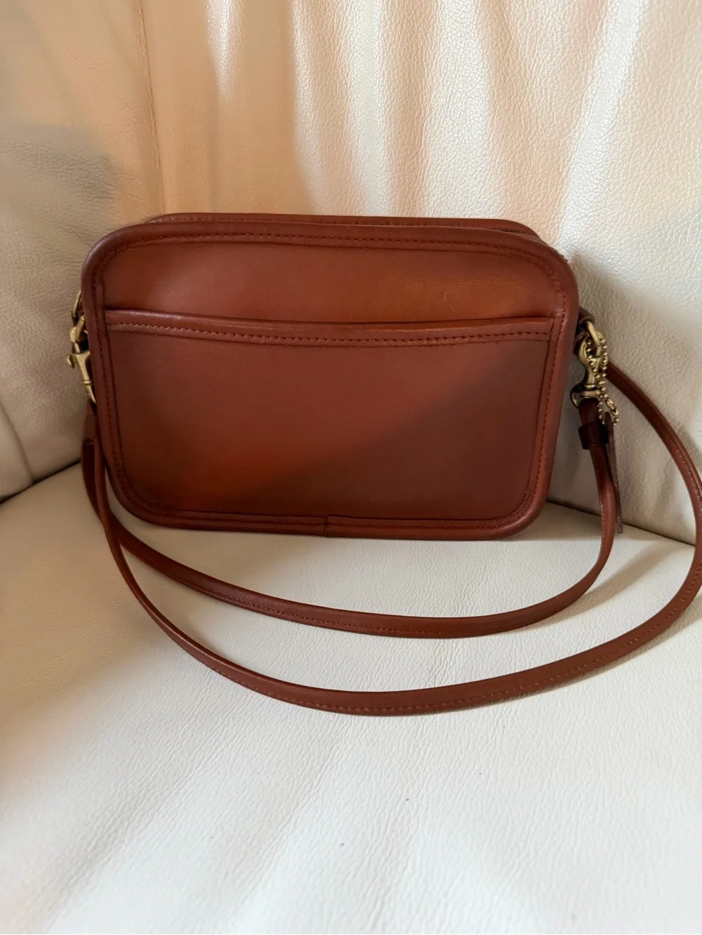 Authentic Coach Carnival 9925 Leather Crossbody Bag